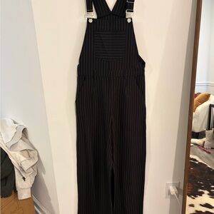 Princess Polly Black Striped Jumpsuit